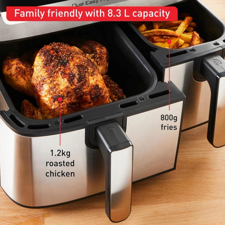 سرخ کن دوقلو و گریل تفال مدل TEFAL EY905D40
