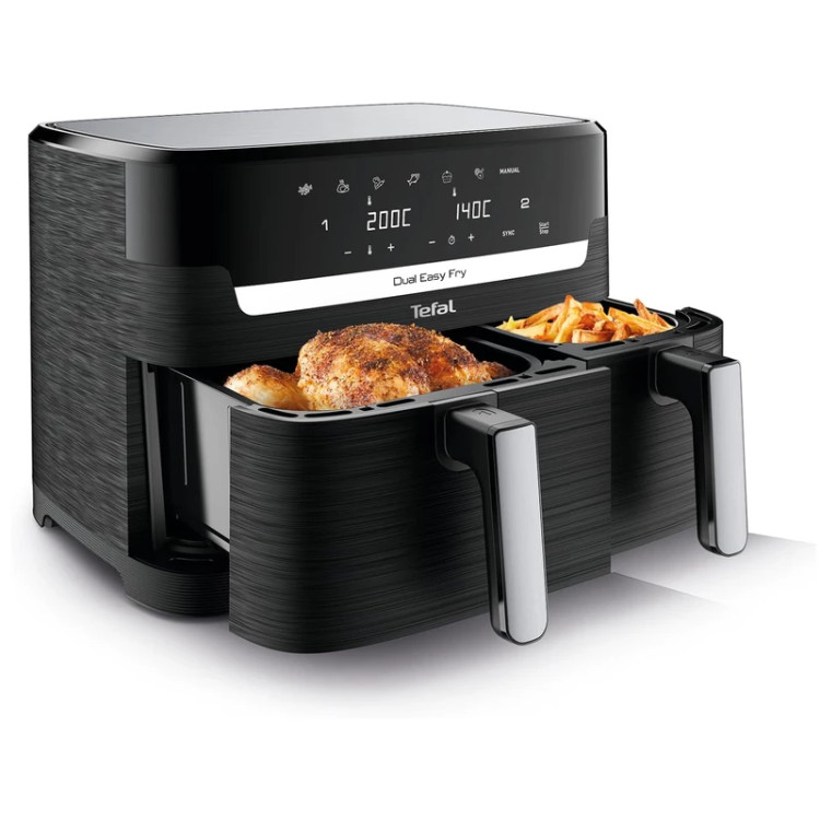 سرخ کن دوقلو و گریل تفال مدل TEFAL EY905D40