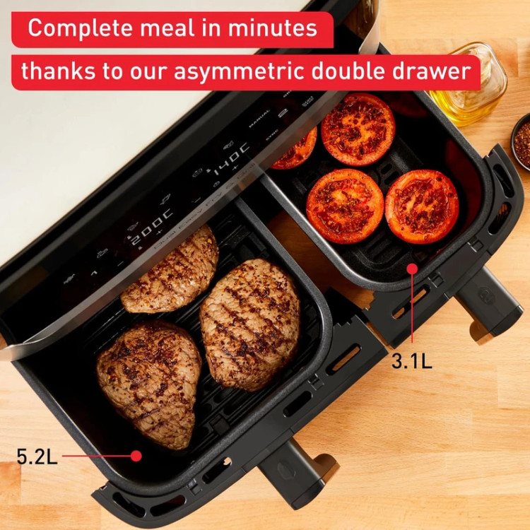 سرخ کن دوقلو و گریل تفال مدل TEFAL EY905D40